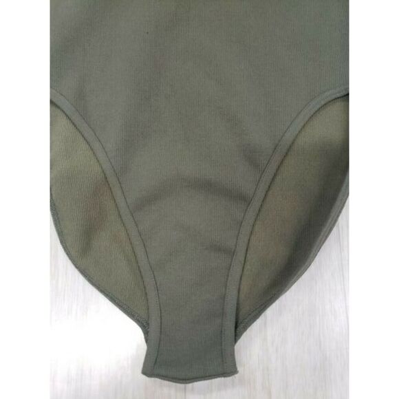 FREE PEOPLE DANCE ALL DAY BODY SUIT SECRET MOSS SIZE XS STYLE 49993025 - Picture 6 of 7